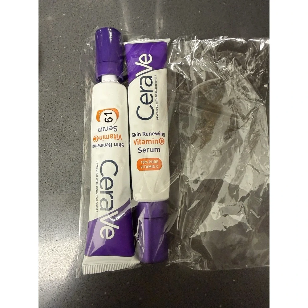 CeraVe Skin Renewing Vitamin C Serum, 2-Pack, 1 fl oz (30ml)